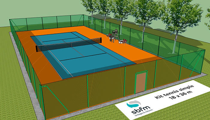 Image new Les Équipements Pour Construire Un Terrain De Tennis