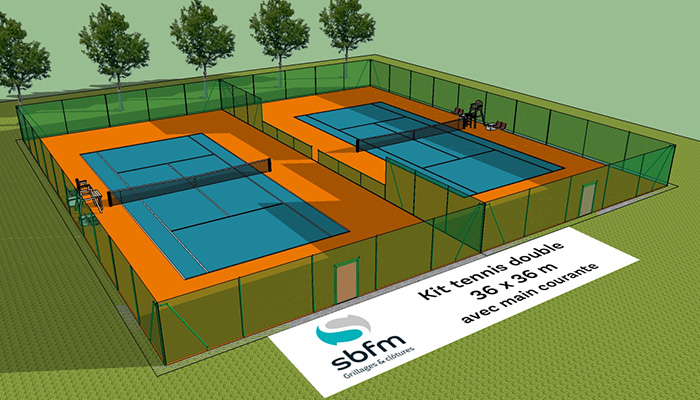 Image new Les Équipements Pour Construire Un Terrain De Tennis